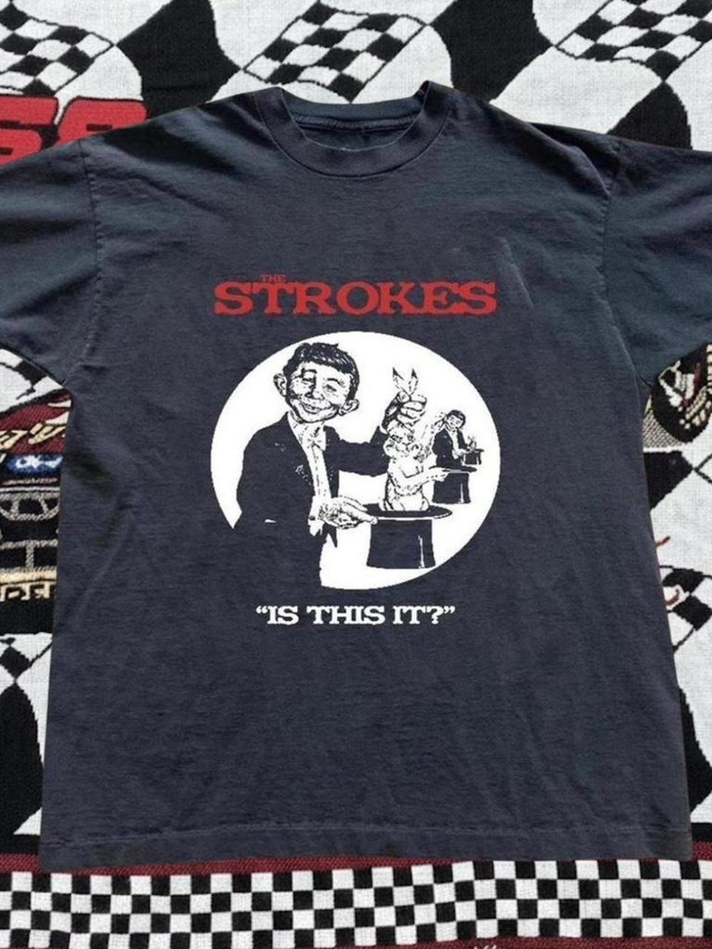 The Strokes 'Is This It?' Graphic Tee - Black
